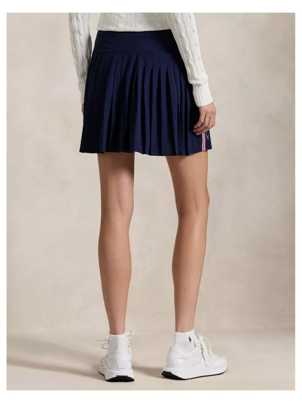 NEW RLX Golf Ralph Lauren Women's L 17" Pleated Back Skort NWT $148 - Picture 3 of 4